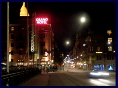 Norrköping by night 48 - Saltängsbron, Drottninggatan